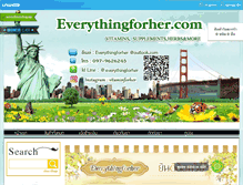 Tablet Screenshot of everythingforher.com